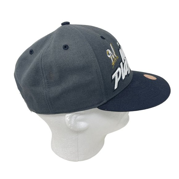'47 Milwaukee Brewers Hat Snapback Baseball Cap 2011 Playoffs Embroidered Gray - Picture 2 of 4